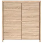 MID.YOU VYSOKÁ KOMODA, barvy dubu, 105/113/41 cm