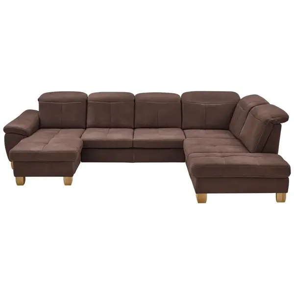 Voleo SEDACÍ SOUPRAVA, textil, šedavě hnědá