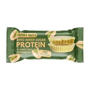 Topnatur Nutry Nuts Proteinové košíčky bílá čokoláda s pistáciovým krémem 2x21 g