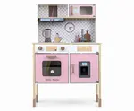 Detská drevená kuchynka Milly Mally Bjorn rúžová , 20C57033