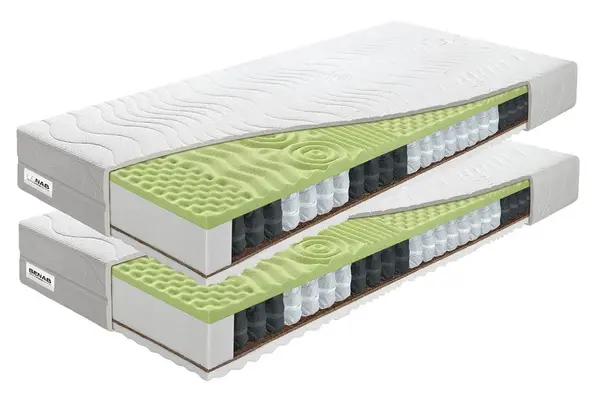Matrac Benab Ergomax 1+1 H3 / H4 80 x 200 cm Taštičkový VISCO matrac 21 cm taštičkový sendvičový