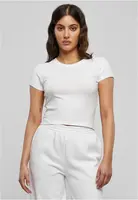 Dámské bílé crop tričko