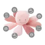 Hračka chobotnička edukačná 8 aktivít Lapidou pink