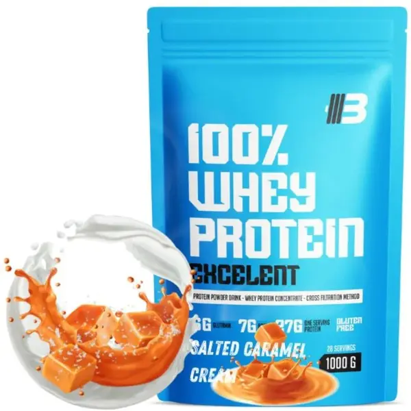 Excelent 100% Whey Proteín - slaný karamel od BODY NUTRITION - 1000g