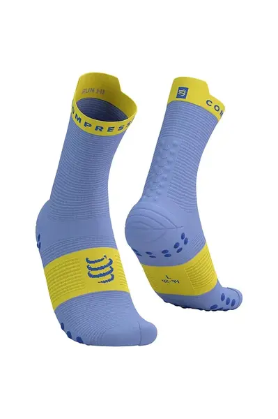 Ponožky Compressport Pro Racing Socks v4.0 Run High tmavomodrá barva, XU00046B