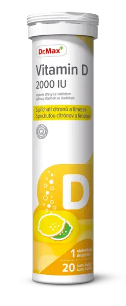 DR.MAX VITAMIN D 2000IU 20TBL EFF