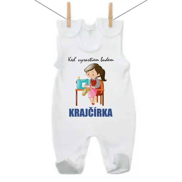 Boodyy Dupačky Keď vyrastiem budem krajčírka 74 (6-9 mesiacov)