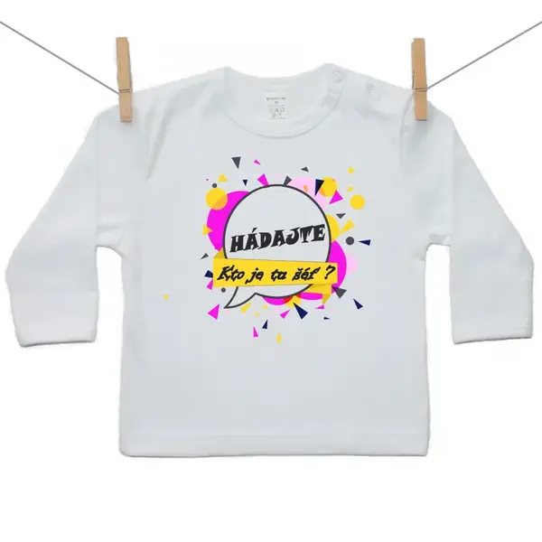 Boodyy Tričko s dlhým rukávom Hádajte Kto je tu šéf? 104 (3-4 roky)