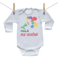 Boodyy Body s dlhým rukávom Malá ale hlučná 80 (9-12 mesiacov)