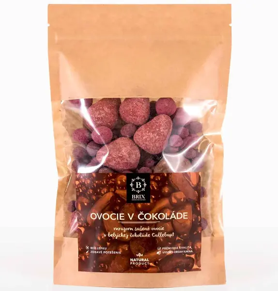 Brix Mrazom sušené ovocie v mliečnej a horkej čokoláde 255g
