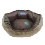 Obojstranný pelech pre psa Thermoswitch SANTORINI hnedý, Veľkosť: S