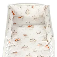 Mantinel s obliečkami, 3D sada - Na obláčiku, béžová, bíela, 120x90cm