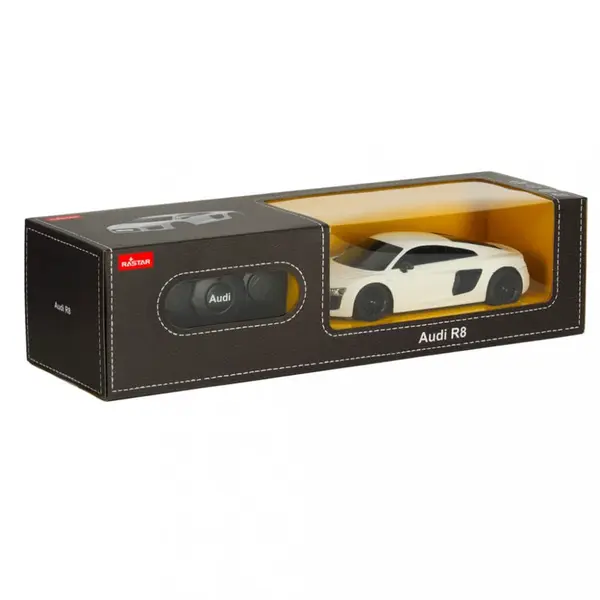 Rastar RC model Audi R8 2015 1:24 biele na diaľkové ovládanie-MOVEO