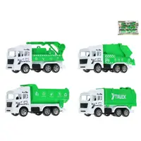 Vozidla úklidové služby 11cm zpětný chod 8ks