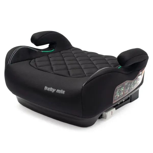 Autosedačka-podsedák BABY MIX HERO Plus ISOFIX I-SIZE black 2025 , 20C56550