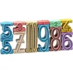 Wissner Dřevěná sada stohovacích čísel 11 ks