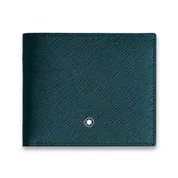Peněženka Montblanc Sartorial 8 cc, petrolejová