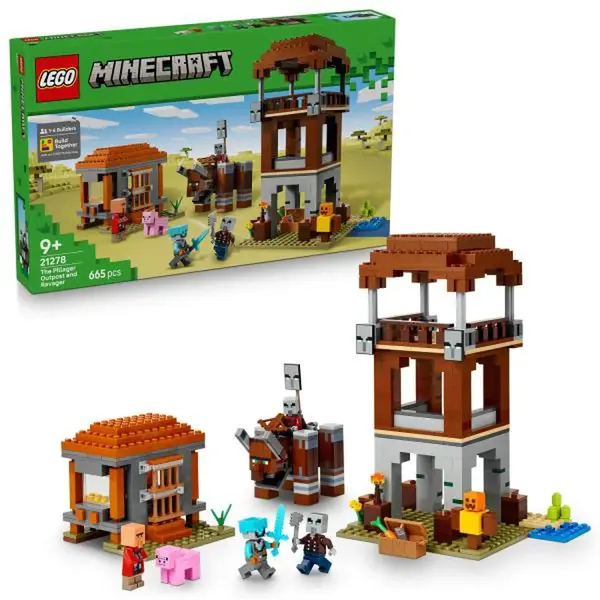 LEGO® Minecraft™ 21278 Základna plenitelů a Ničitel