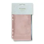 Penál na zip Confetti - náplň osobních/A5 diářů Filofax