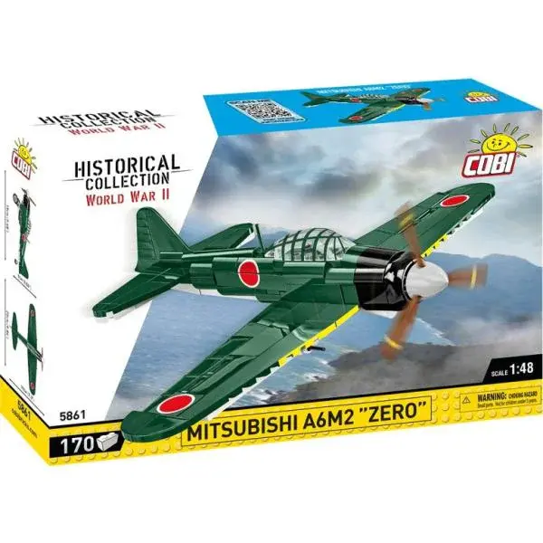 Cobi Armed Forces Mitsubishi A6M2 Zero-Sen, 1:48, 166 k