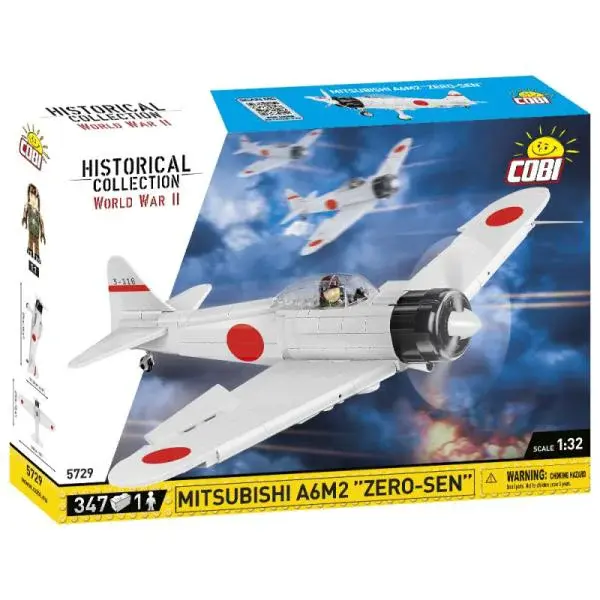 Cobi 5729 II WW Mitsubishi A6M2 "ZERO-SEN" 347k, 1f