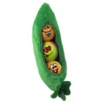 Hračka Dog Fantasy Crazy ball M set míčů pískací ve tvaru lusku 24cm