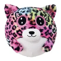 Nafukovací plyšový kamarád - Medvídek leopard 15cm