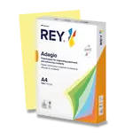 Barevný papír Rey Adagio, pastelový, 500 listů - žlutý