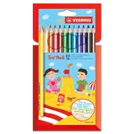 Pastelky STABILO Trio - 12 barev