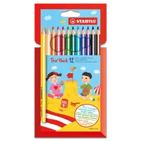 Pastelky STABILO Trio - 12 barev
