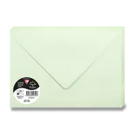 Barevná obálka Clairefontaine, A5, olizová, 20 ks - sv. zelená