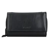 Dámska kožená peňaženka Lagen Loretta - čierna