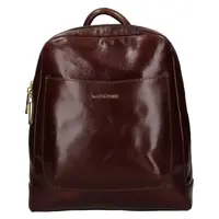 Dámsky kožený batoh Marta Ponti Alix - tmavo hnedá