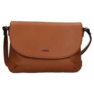 Kožená dámska crosbody kabelka Katana Felipa - hnedá