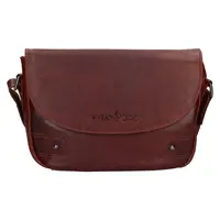 Dámská kožená crossbody kabelka Greenwood Nora - hnědá