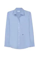 SEIDENSTICKER Blúzka 'Schwarze Rose'  námornícka modrá / svetlomodrá / čierna