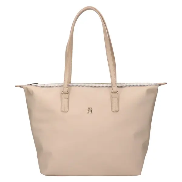 Dámska kabelka Tommy Hilfiger Fabiana, nylon − béžová