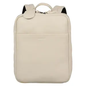 Trendy kožený batoh Burkely Luci - krémová