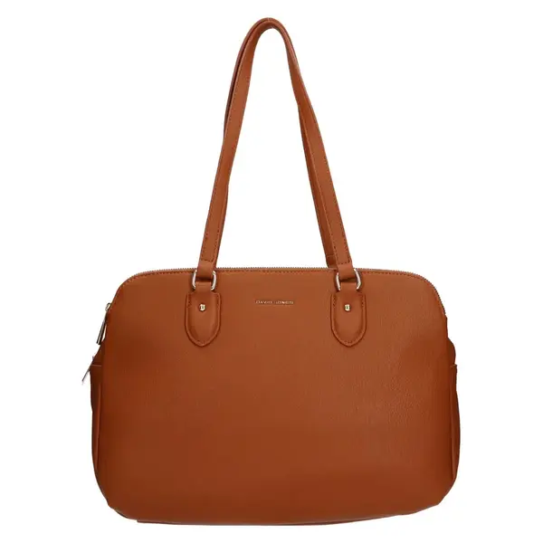 Menšia dámska kabelka David Jones Eilis - koňak