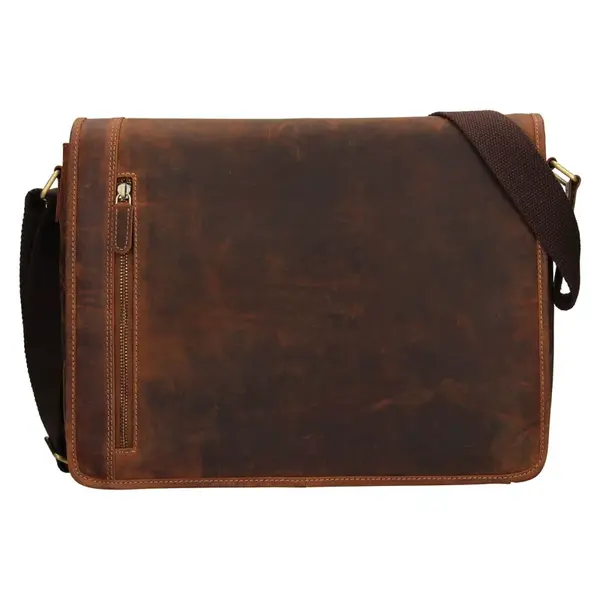 Pánská kožená taška přes rameno HGL Arnes - koňak