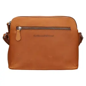 Dámska kožená crossbody kabelka The Chesterfield Brand Nebraska - koňak