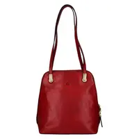 Dámská kožená batůžko kabelka Katana Maura - červená
