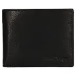 Pánská kožená peněženka SendiDesign Igor - černá