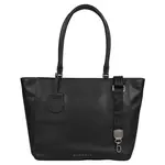 Dámská kožená kabelka na notebook Burkely Alyx - černá