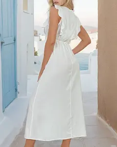 Resti Women's Midi Dress with Buttons