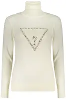 Krémový rolák s ozdobným logem