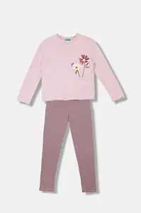 Dětské bavlněné pyžamo United Colors of Benetton