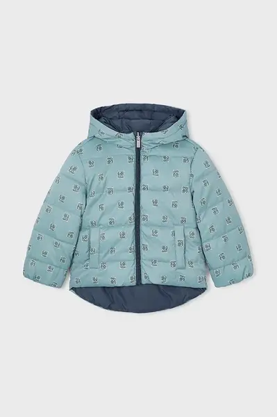 Dětská oboustranná bunda Mayoral modrá barva, 4444