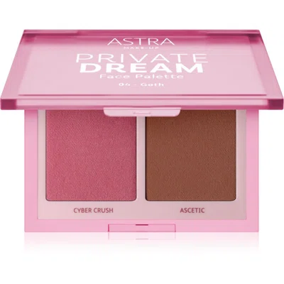 Astra Make-up Private Dream Palette Blush and Bronzer bronzer a tvářenka odstín 04 goth 7 g