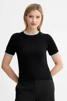 Svetr s příměsí kašmíru MAX&Co. dámský, černá barva, 2526366083200